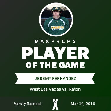 #8 Jeremy Fernandez Player of the Game badge