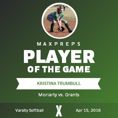 #42 Kristina Trumbull Player of the Game badge