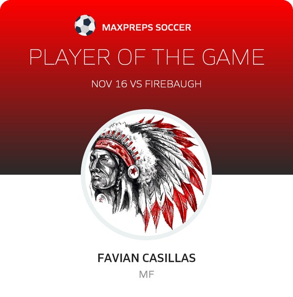 #10 Favian Casillas Player of the Game badge
