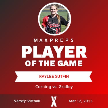 #20 Raylee Sutfin Player of the Game badge