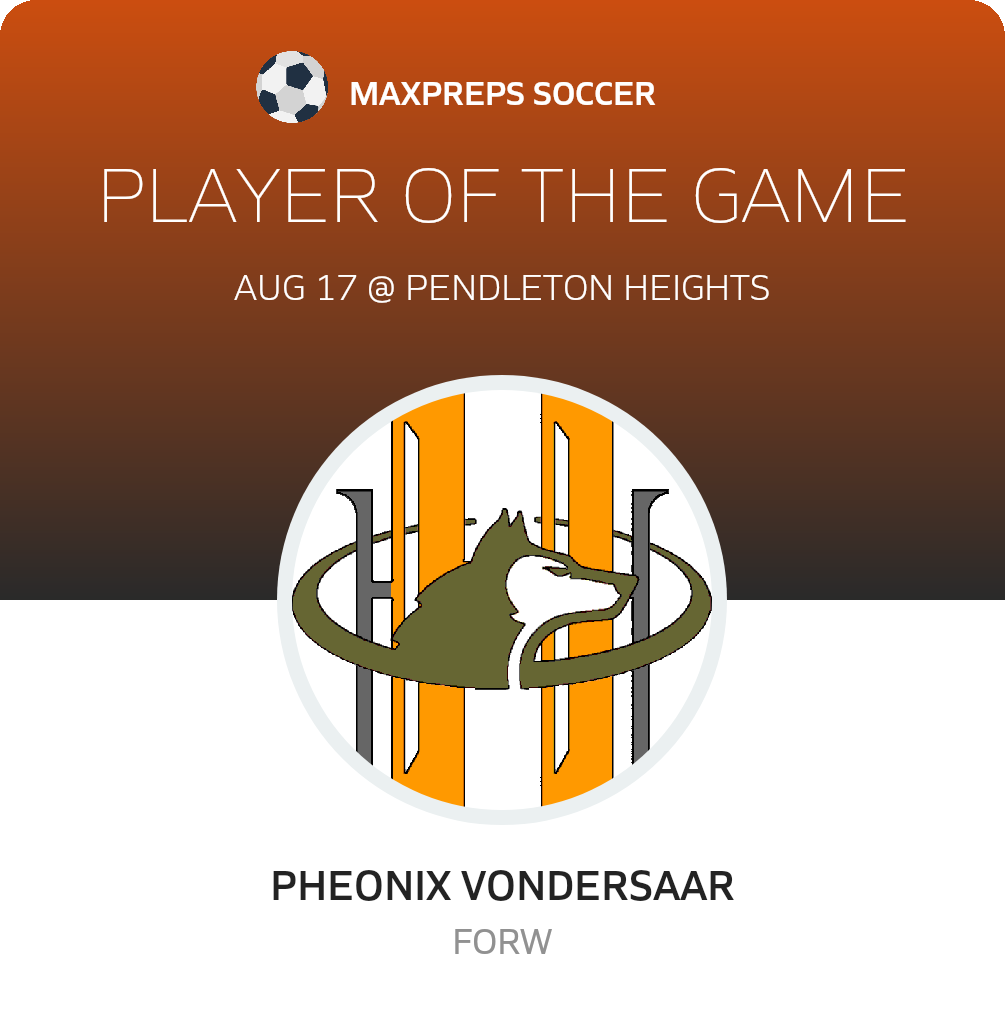 #11 Phoenix Vondersaar Player of the Game badge