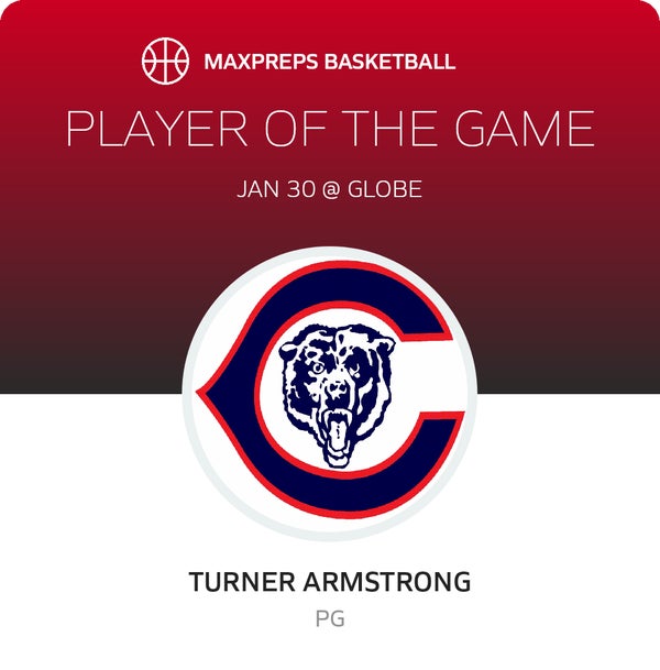 #1 Turner Armstrong Player of the Game badge