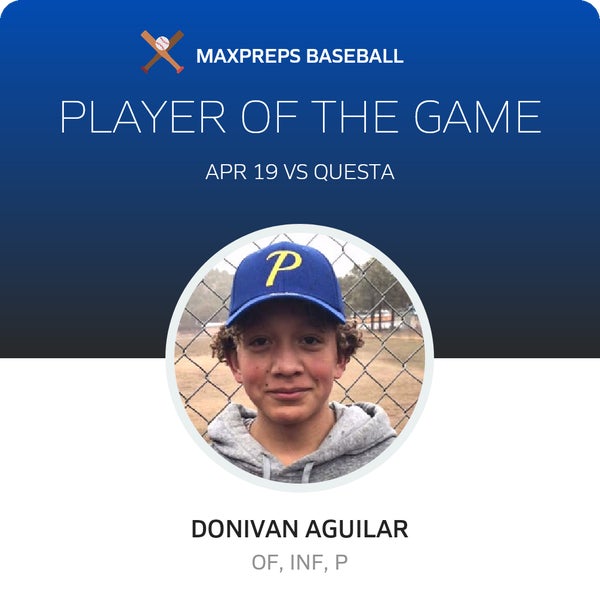 #3 Donivan Aguilar Player of the Game badge