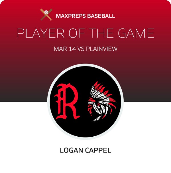 #5 Logan Cappel Player of the Game badge