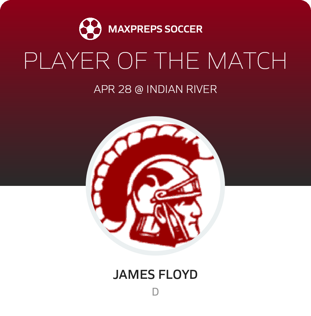 #3 James Floyd Player of the Game badge