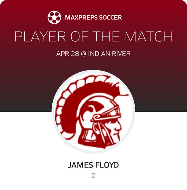 #3 James Floyd Player of the Game badge