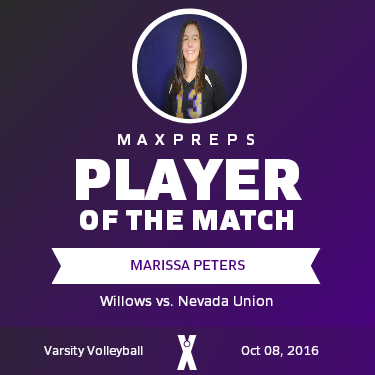 #13 Marissa Peters Player of the Game badge