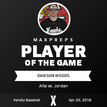 #4 Dawson Woods Player of the Game badge
