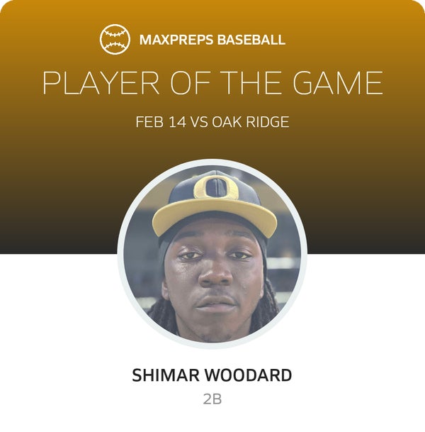 #5 Shimar Woodard Player of the Game badge