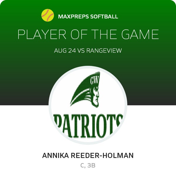 #18 A. Reeder-Holman Player of the Game badge