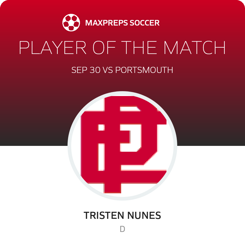 #24 Tristen Nunes Player of the Game badge