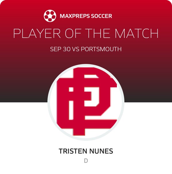 #24 Tristen Nunes Player of the Game badge