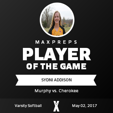 #3 Sydni Addison Player of the Game badge