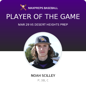 #17 Noah Scilley Player of the Game badge