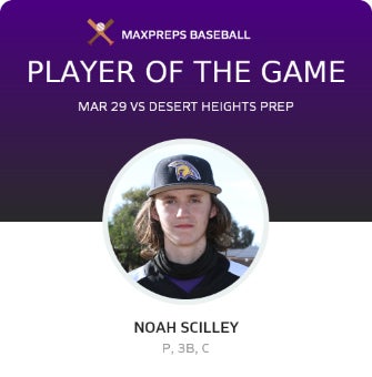 #17 Noah Scilley Player of the Game badge