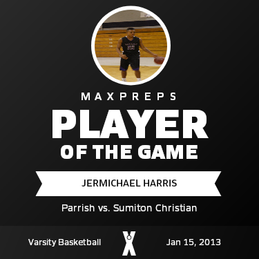 #22 Jermichael Harris Player of the Game badge