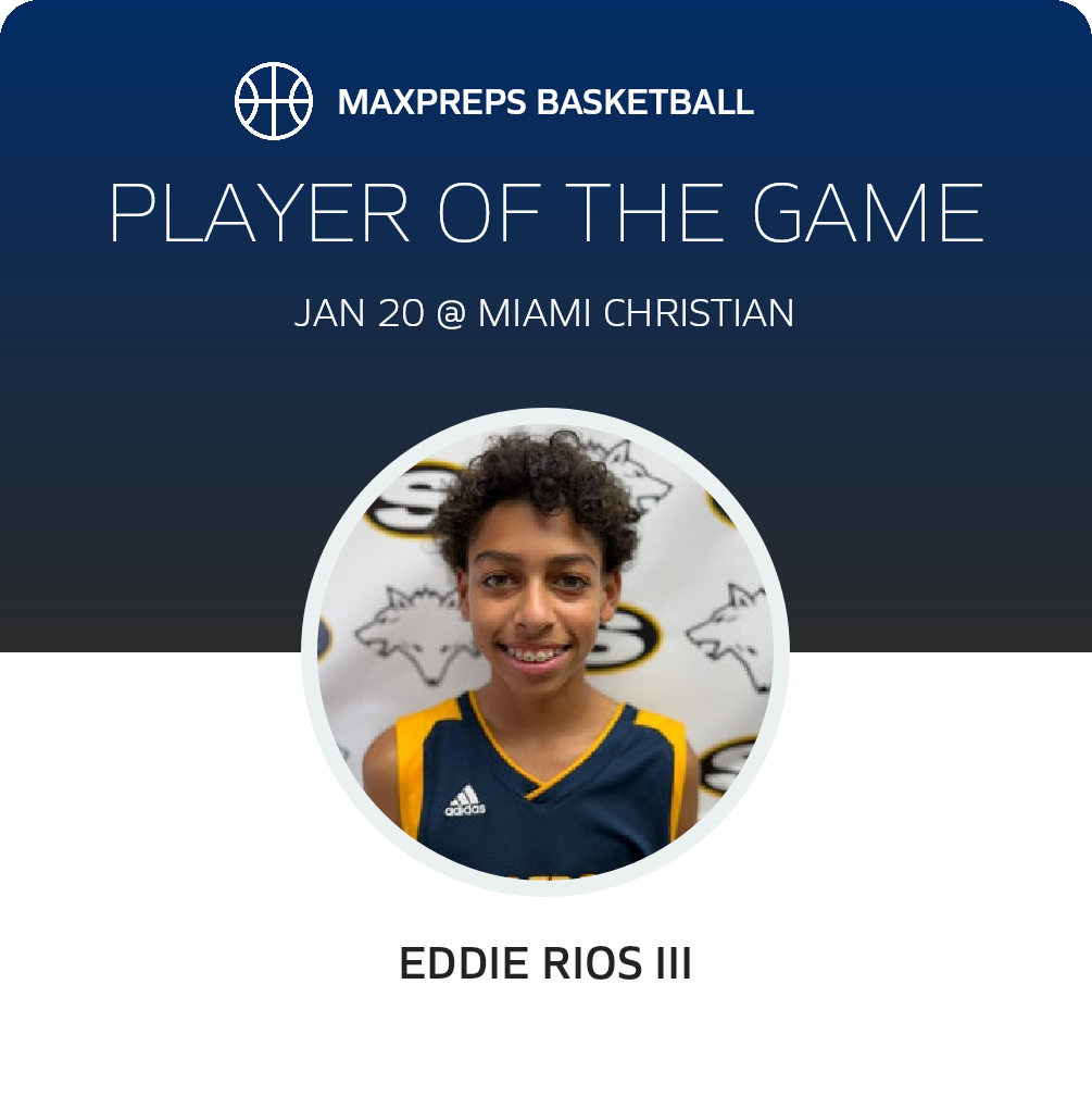 Eddie Rios III's Schoolhouse Prep Career Home