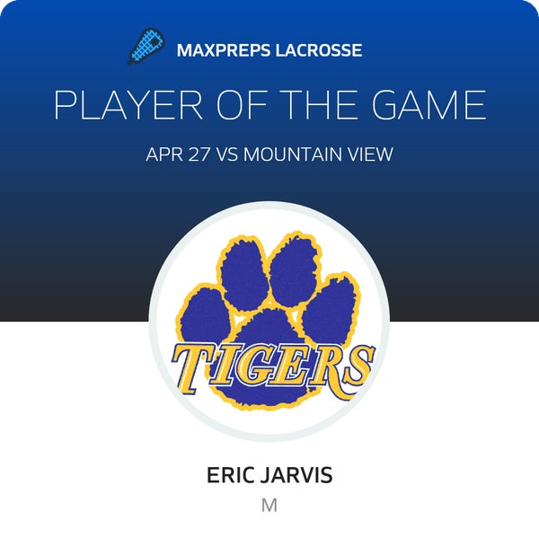 #99 Eric Jarvis Player of the Game badge