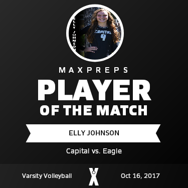 #4 Elly Johnson Player of the Game badge