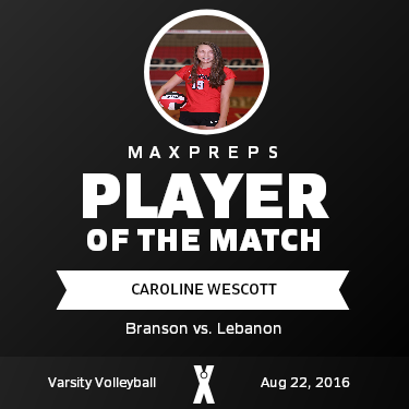 #19 Caroline Wescott Player of the Game badge