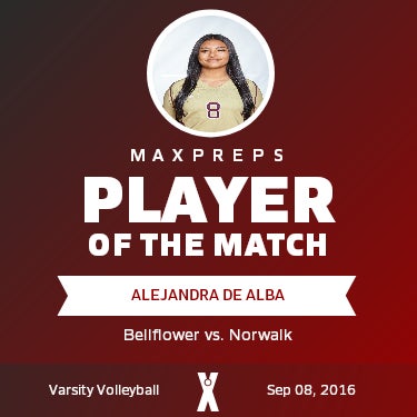 #8 Alejandra De Alba Player of the Game badge