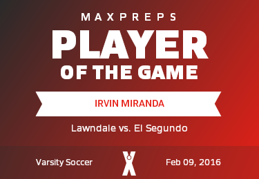 #9 Irvin Miranda Player of the Game badge