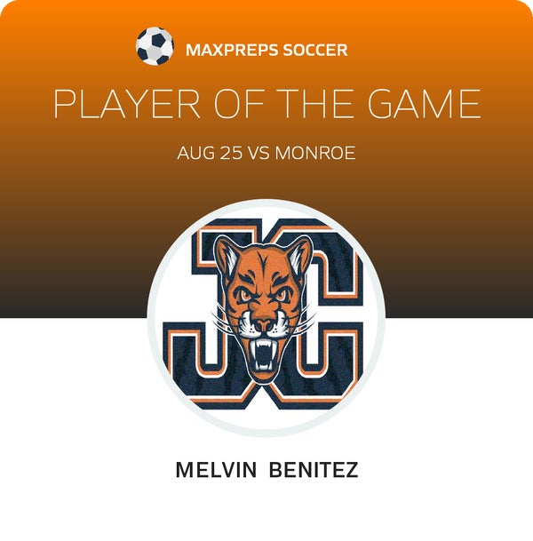 #5 Melvin Benitez Player of the Game badge