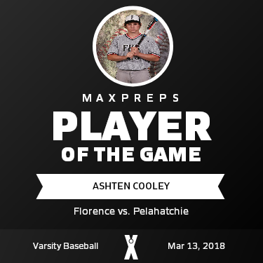 #30 Ashten Cooley Player of the Game badge