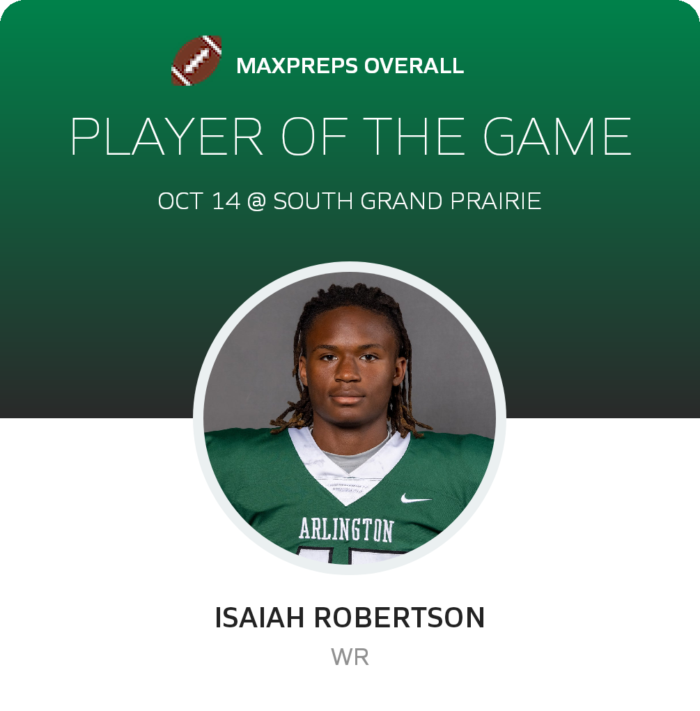 Isaiah Robertson's High School Career Home, image size:1005x1020