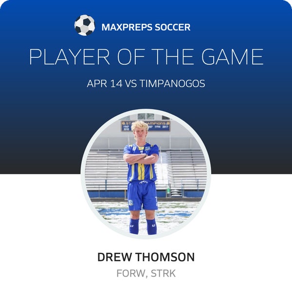 #7 Drew Thomson Player of the Game badge