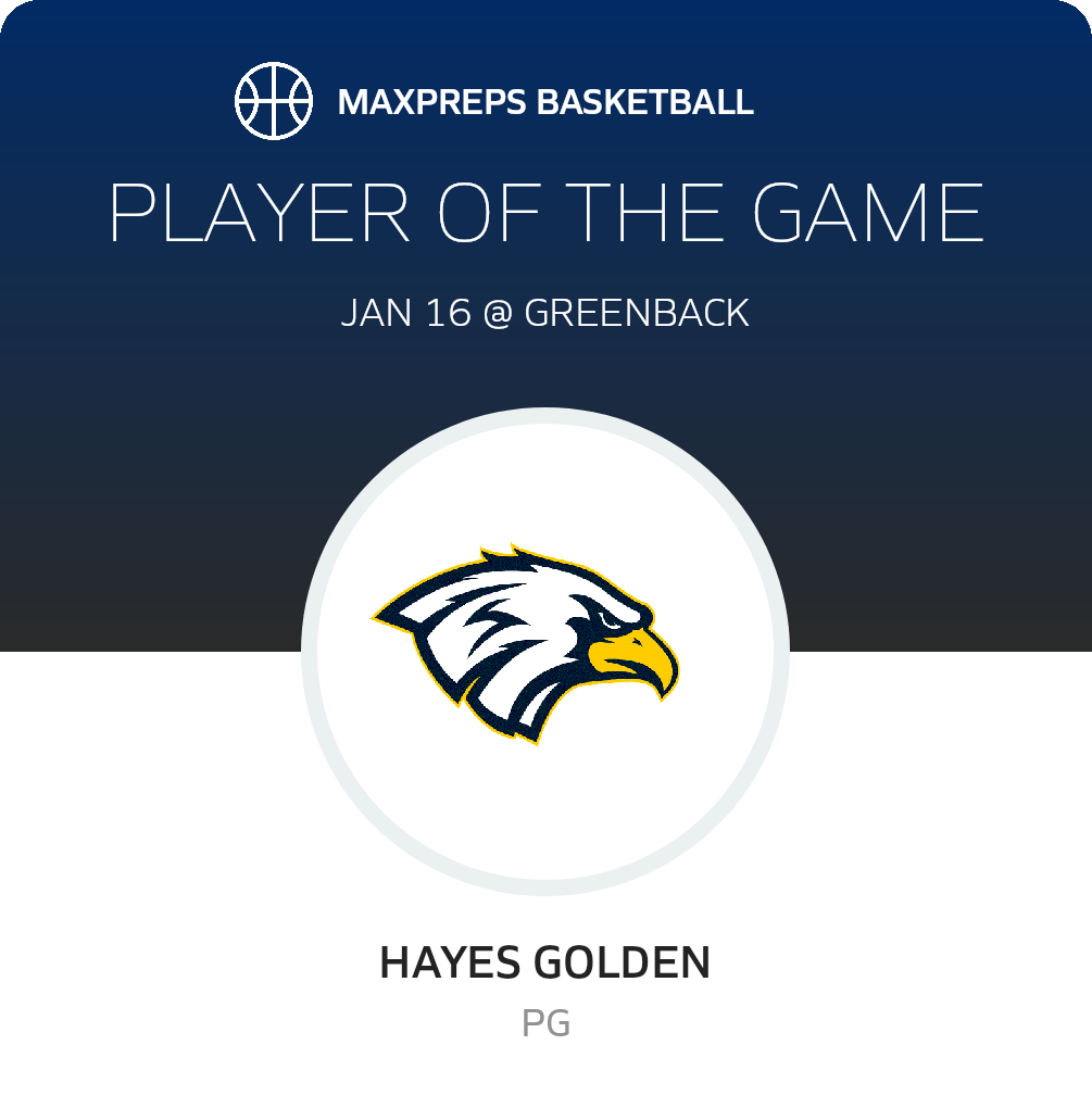 #11 Hayes Golden Player of the Game badge