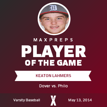 #13 Keaton Lahmers Player of the Game badge