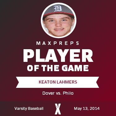 #13 Keaton Lahmers Player of the Game badge