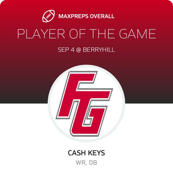 #2 Cash Keys Player of the Game badge