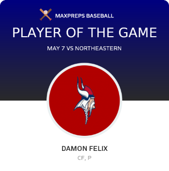 #2 Damon Felix Player of the Game badge