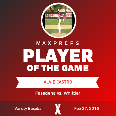 #10 Alvie Castro Player of the Game badge