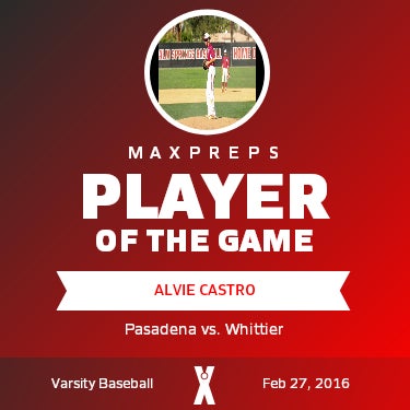 #10 Alvie Castro Player of the Game badge