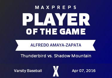 #14 A. Amaya-Zapata Player of the Game badge