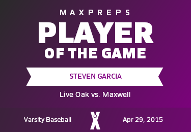 #7 Steven Garcia Player of the Game badge