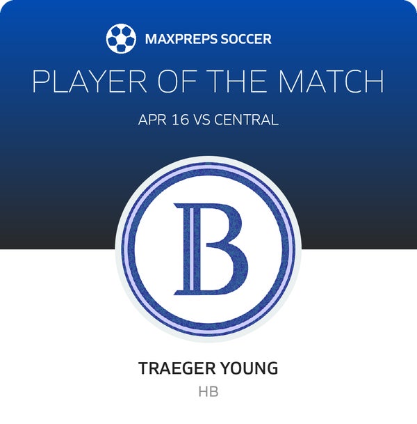 #10 Traeger Young Player of the Game badge