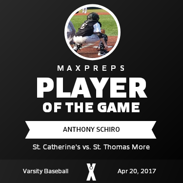 #8 Anthony Schiro Player of the Game badge
