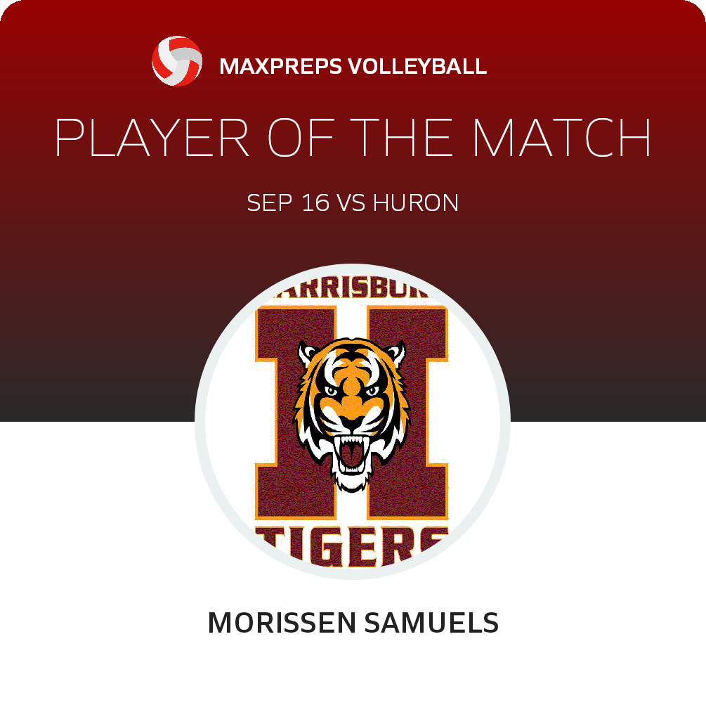 #14 Morissen Samuels Player of the Game badge