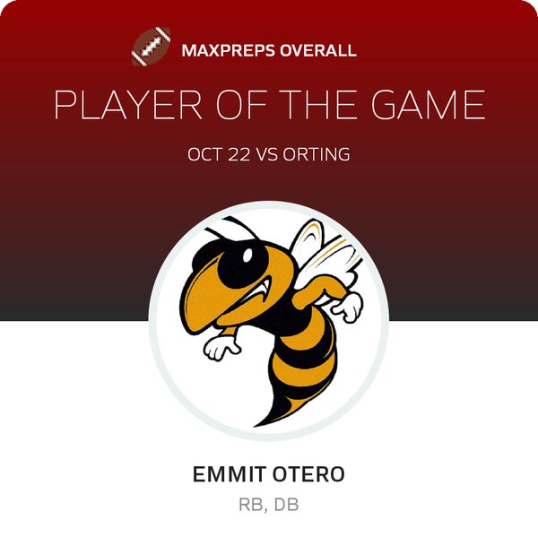 #31 Emmit Otero Player of the Game badge