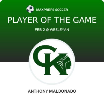 Anthony Maldonado Player of the Game badge