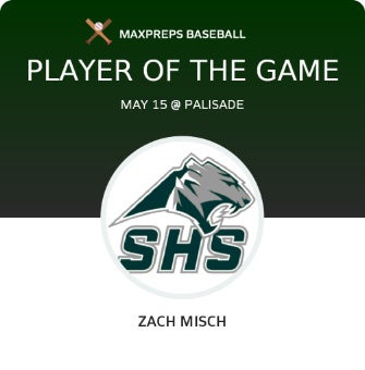 #11 Zach Misch Player of the Game badge