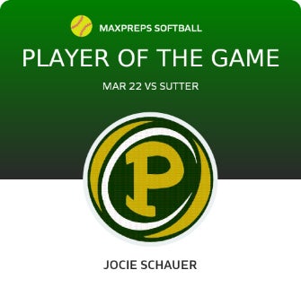 #92 Jocie Schauer Player of the Game badge