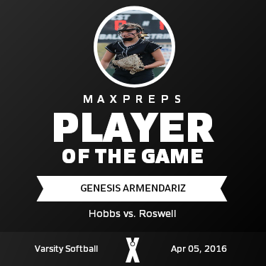 #11 Genesis Armendariz Player of the Game badge