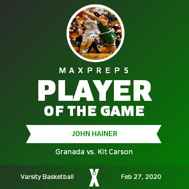 #42 John Hainer Player of the Game badge