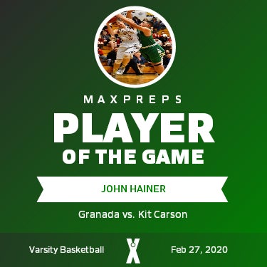 #42 John Hainer Player of the Game badge