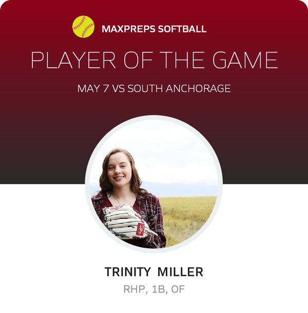 #21 Trinity Miller Player of the Game badge